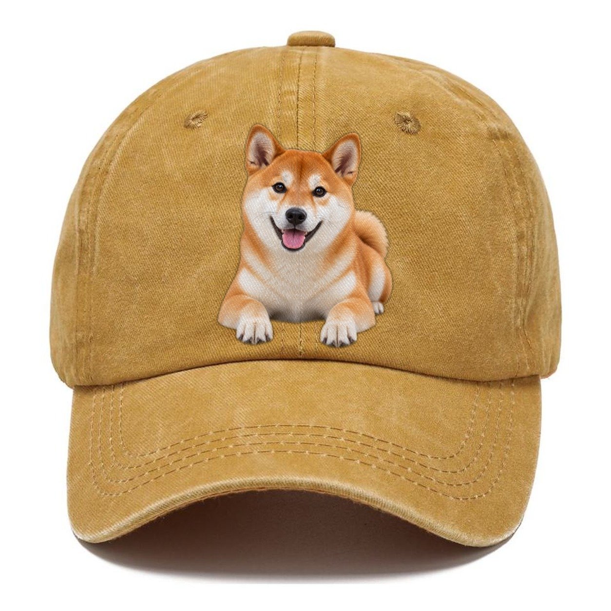 Shiba Inu Lying Down Top Breeds Classic Cap – Golden Harvest