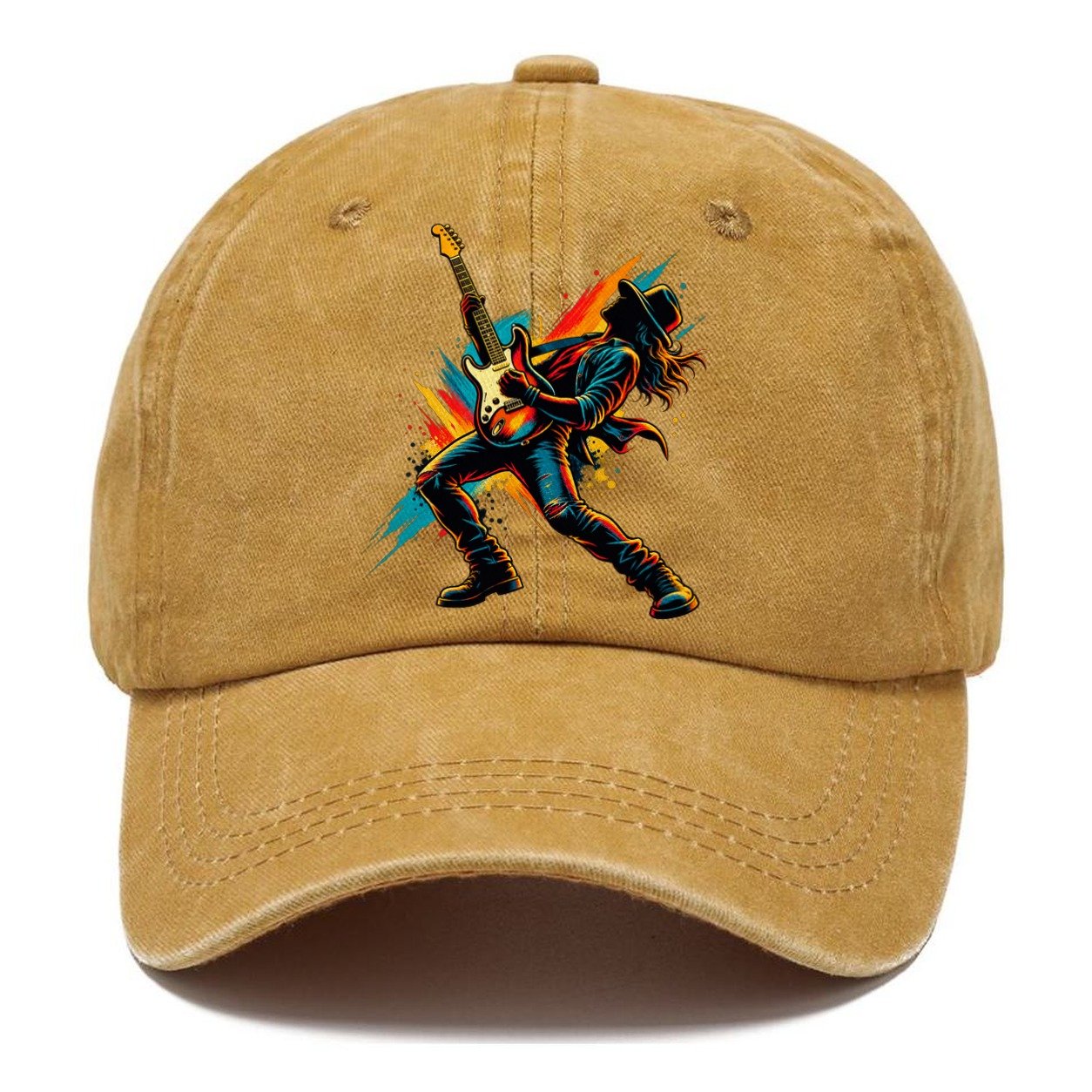 Electric Guitar Icon Music Instruments Classic Cap – Golden Harvest