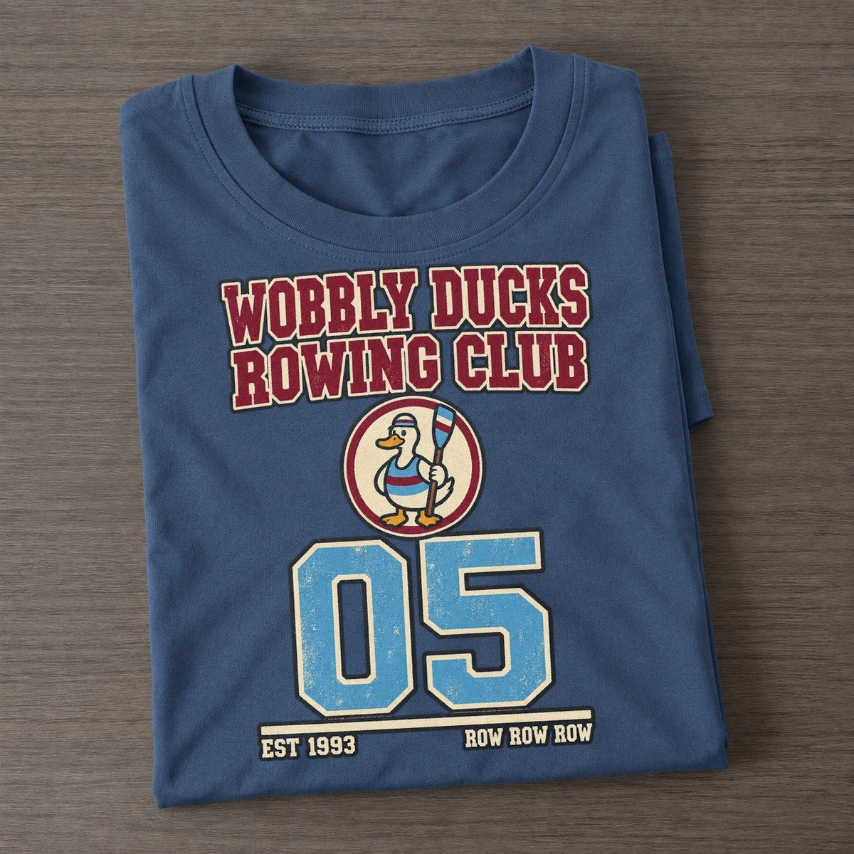 Duck Rowing Sunday Nobodies Classic T-shirt – Twilight Navy