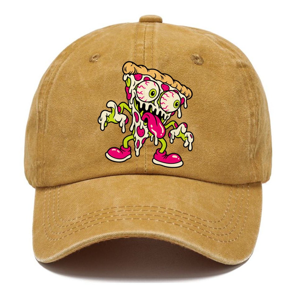 Bug Eyed Pizza Slice Crazy Styles Classic Cap – Golden Harvest
