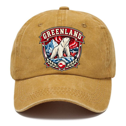 Greenland Retro Badge Country Logos Classic Cap – Golden Harvest