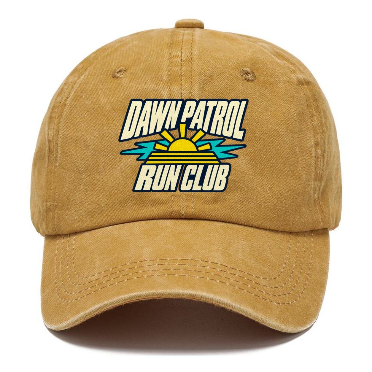 Dawn Patrol Run Club 90S Running Clubs Classic Cap – Golden Harvest