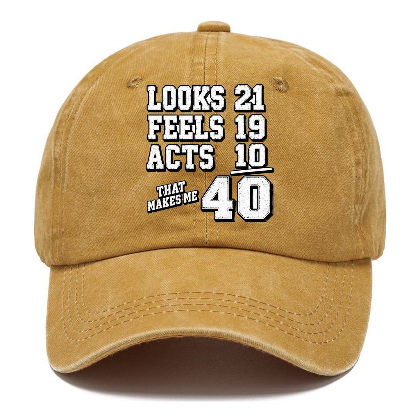 Looks Feels Acts 40 Classic Cap – Golden Harvest