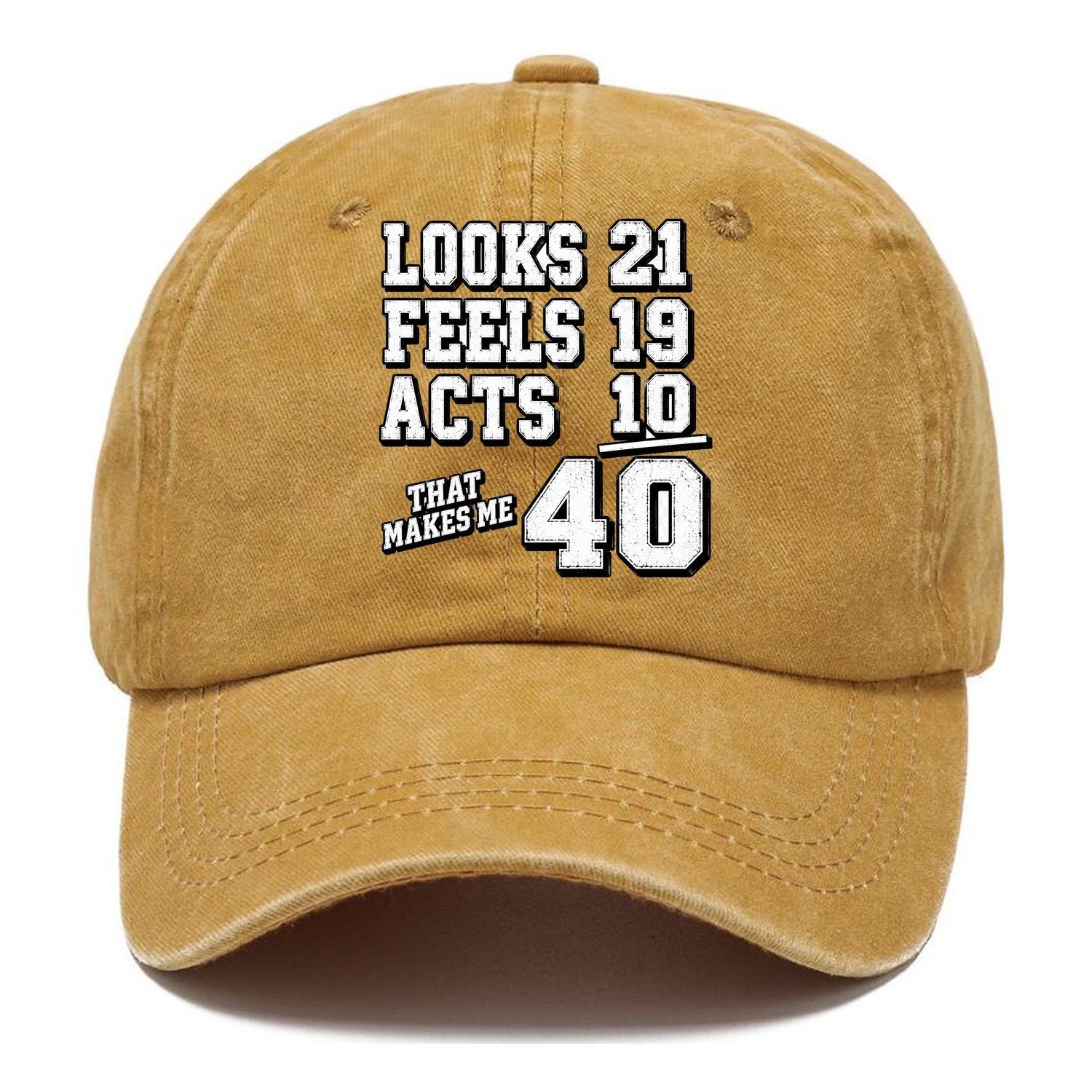 Looks Feels Acts 40 Classic Cap – Golden Harvest