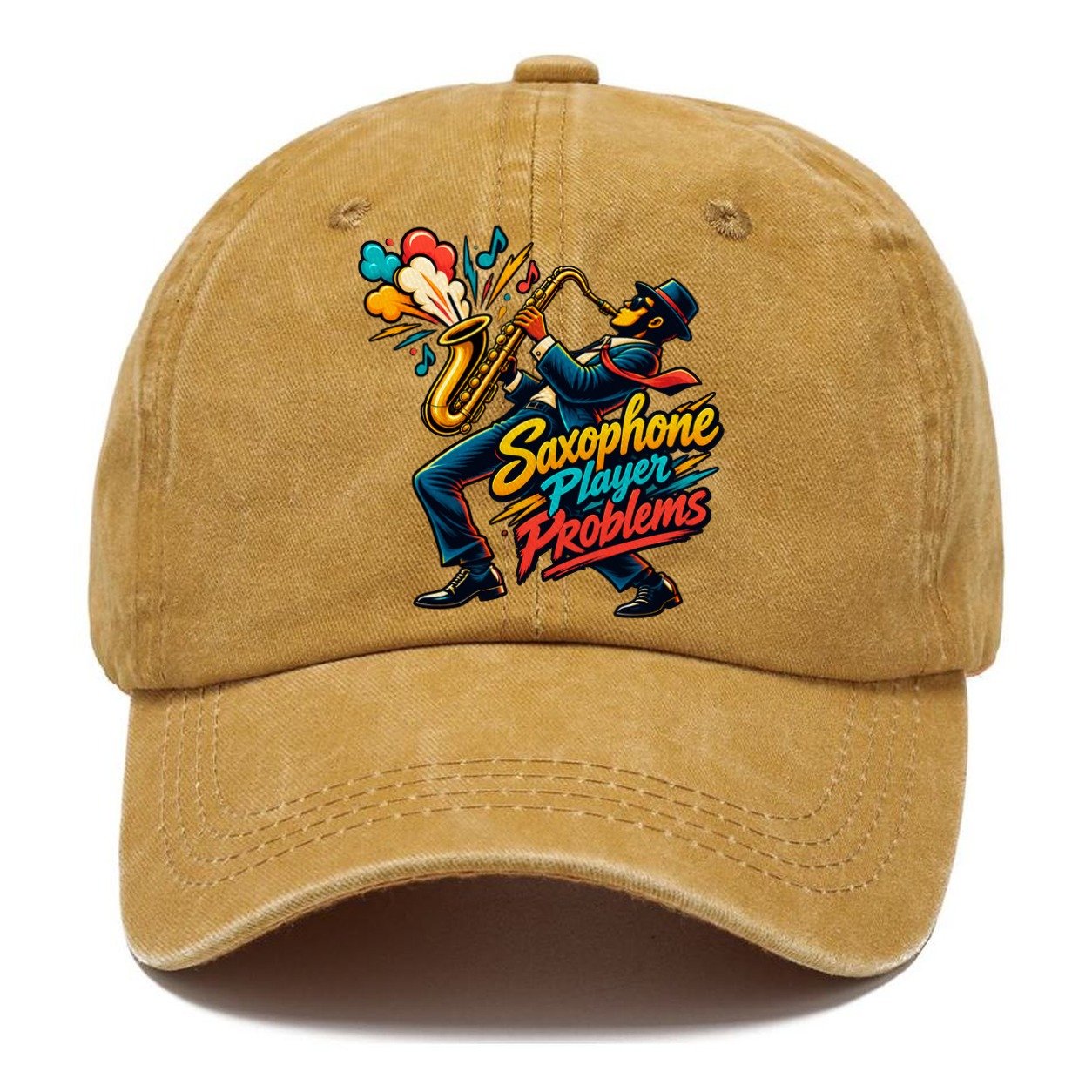 Saxophone Player Problems Music Instruments Classic Cap – Golden Harvest