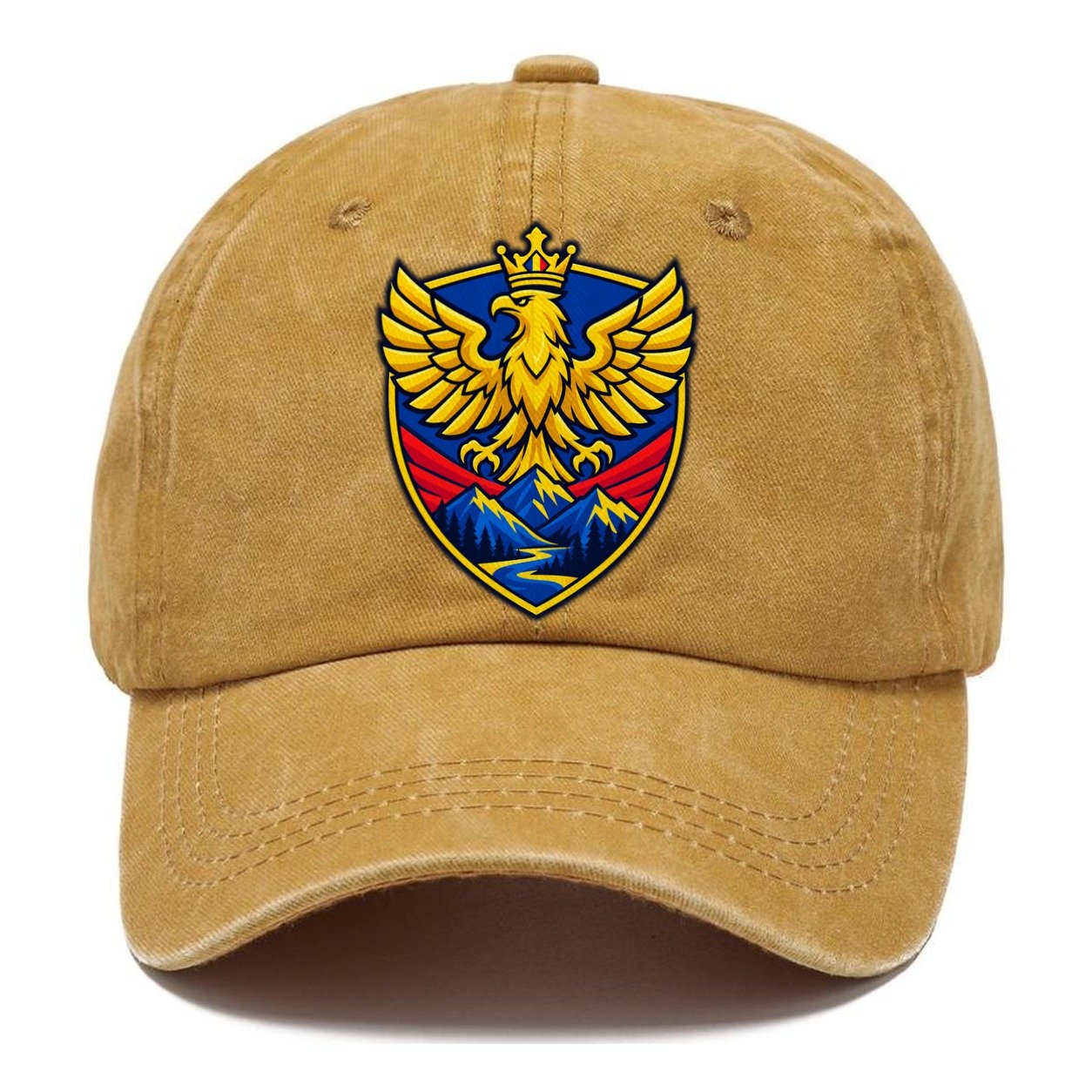Romania Minimal Emblem Country Logos Classic Cap – Golden Harvest