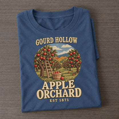Apple Orchard Gourd Hollow Classic T-shirt – Twilight Navy