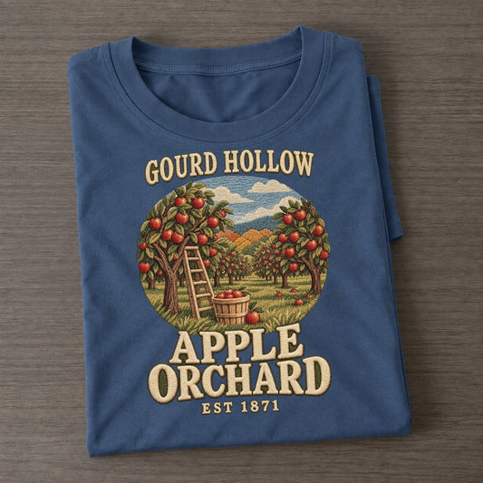 Apple Orchard Gourd Hollow Classic T-shirt – Twilight Navy