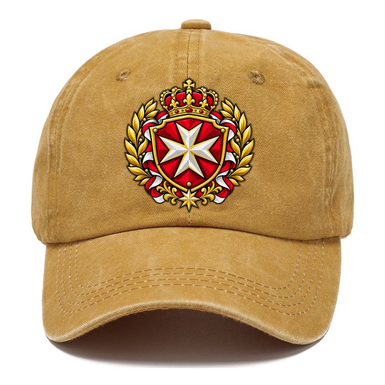 Malta Heraldic Crest Country Logos Classic Cap – Golden Harvest