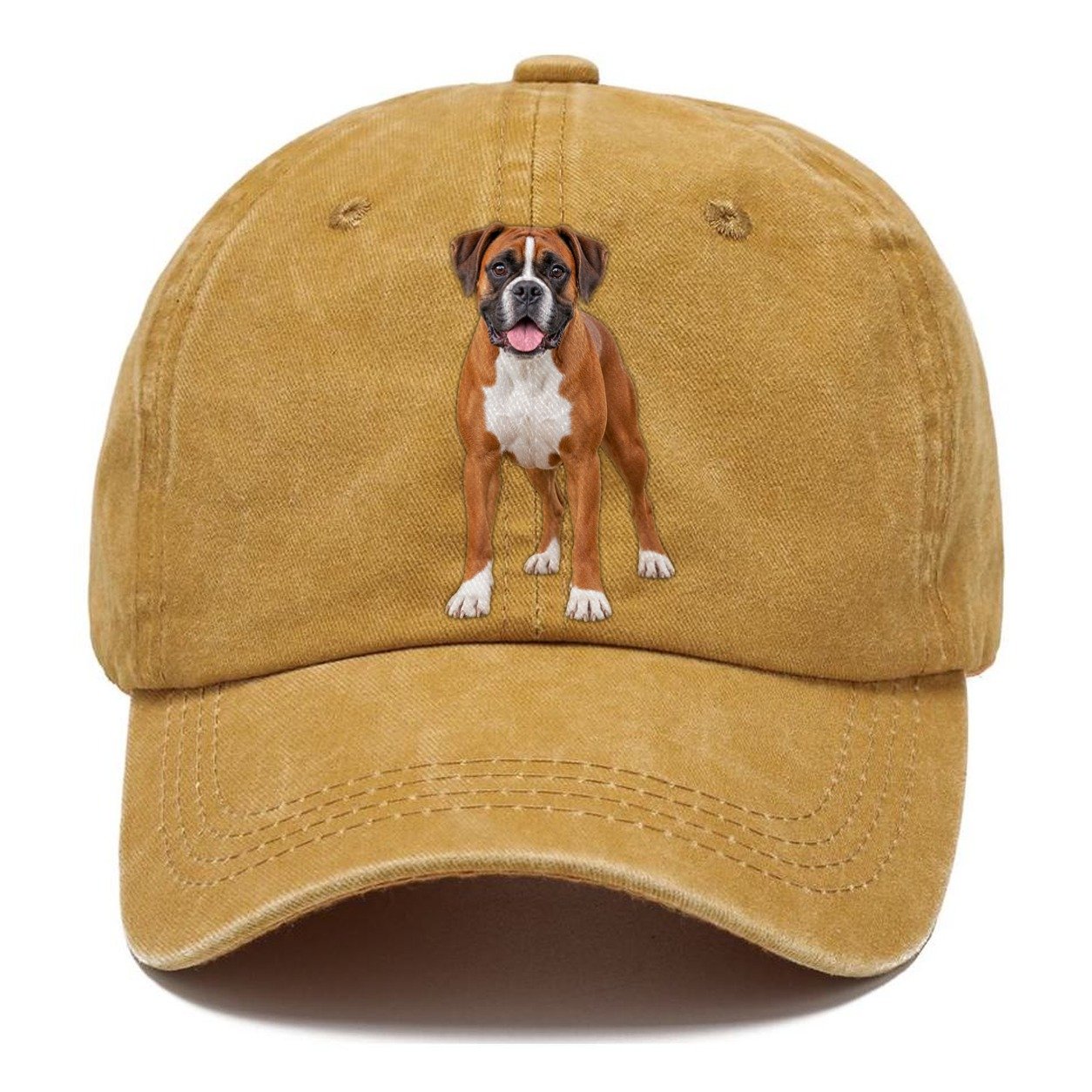 Boxer Standing Top Breeds Classic Cap – Golden Harvest
