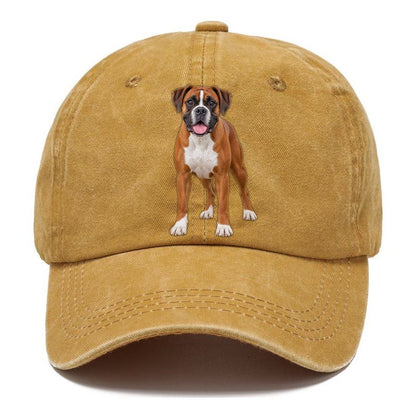 Boxer Standing Top Breeds Classic Cap – Golden Harvest