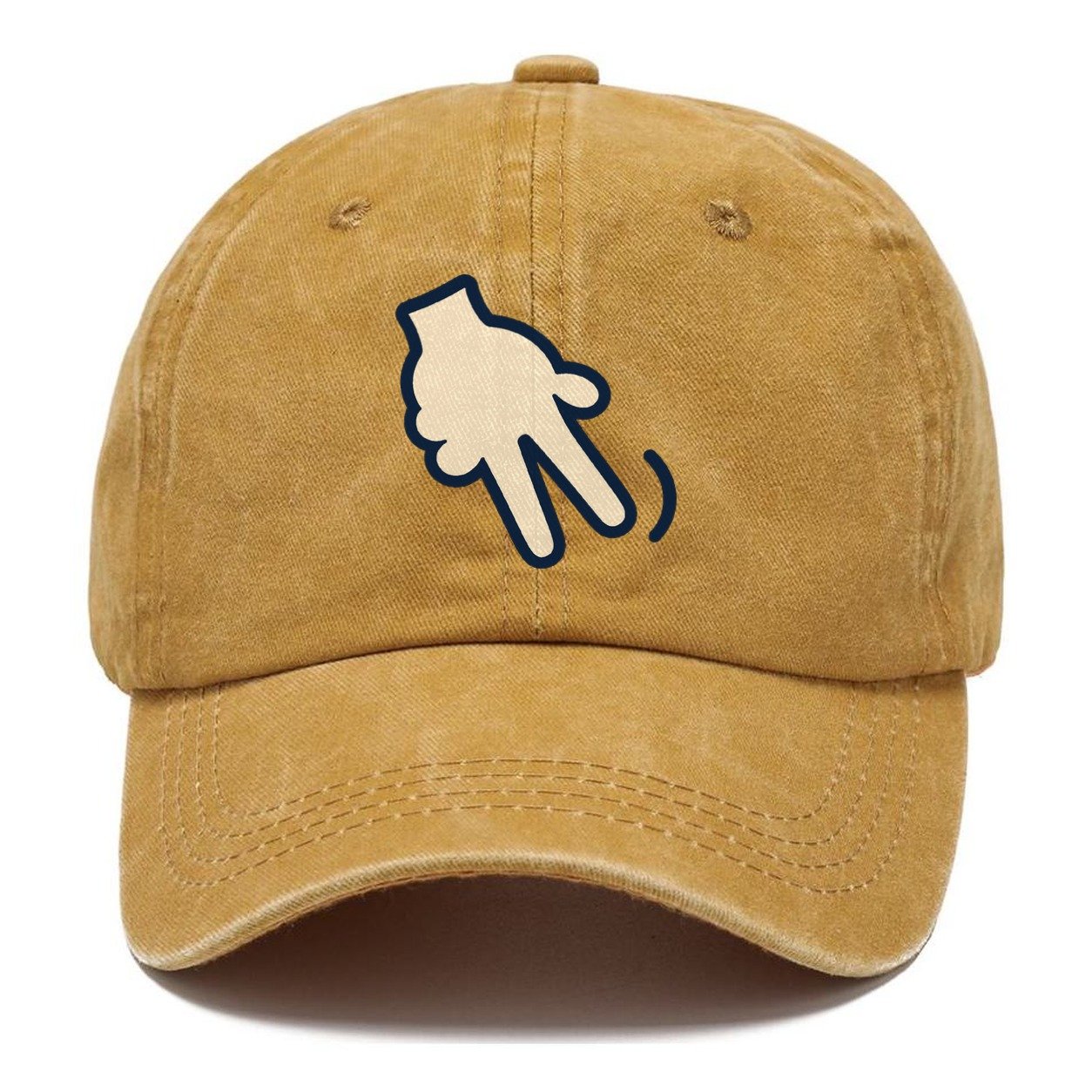 Doubles Hand Signal Behind Back Tennis Match Rituals Classic Cap – Golden Harvest