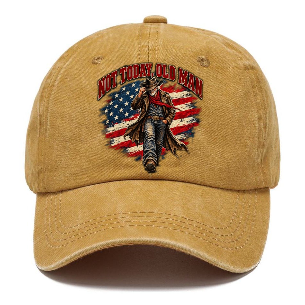 Not Today Old Man Old Man Strong Classic Cap – Golden Harvest