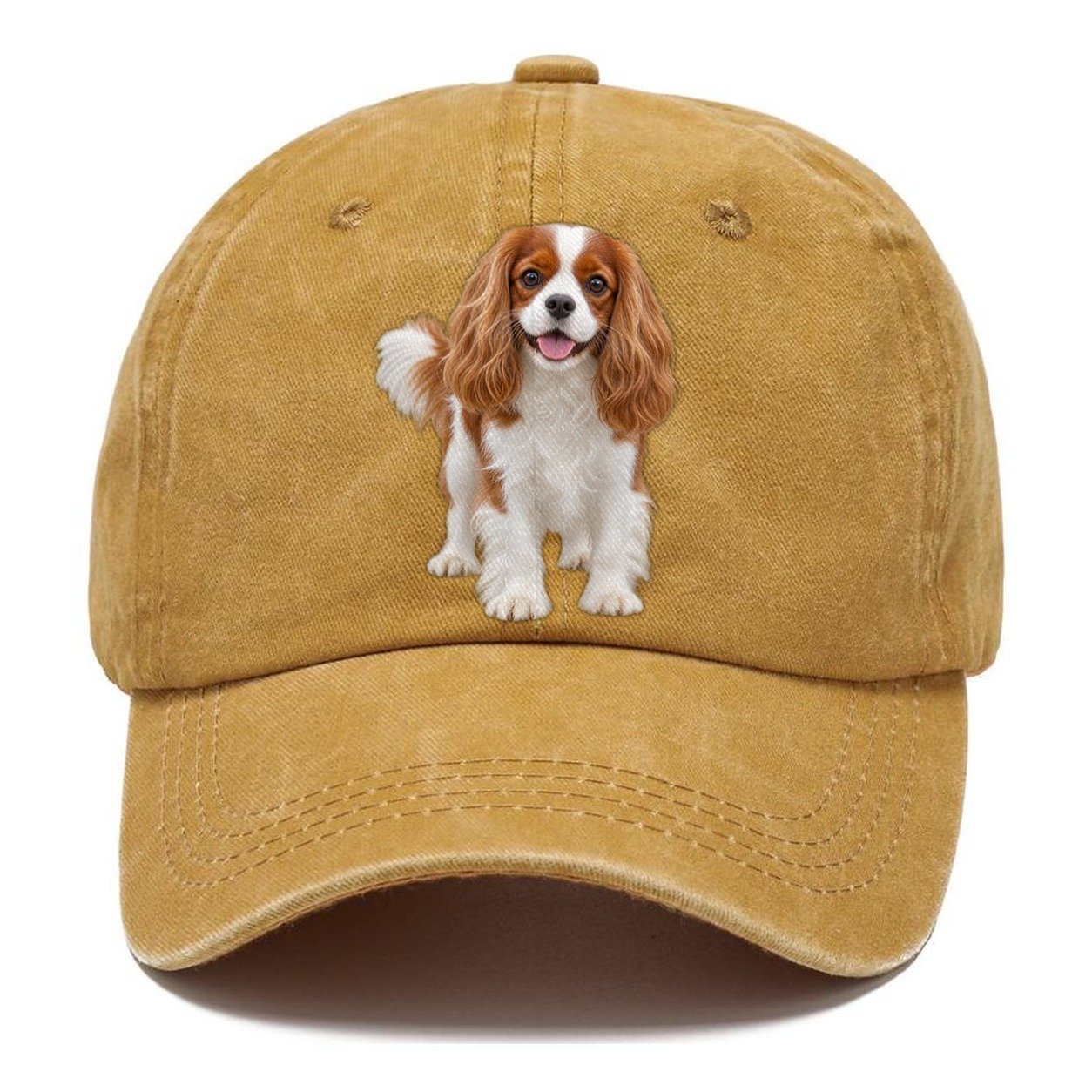 Cavalier King Charles Spaniel Standing Top Breeds Classic Cap – Golden Harvest