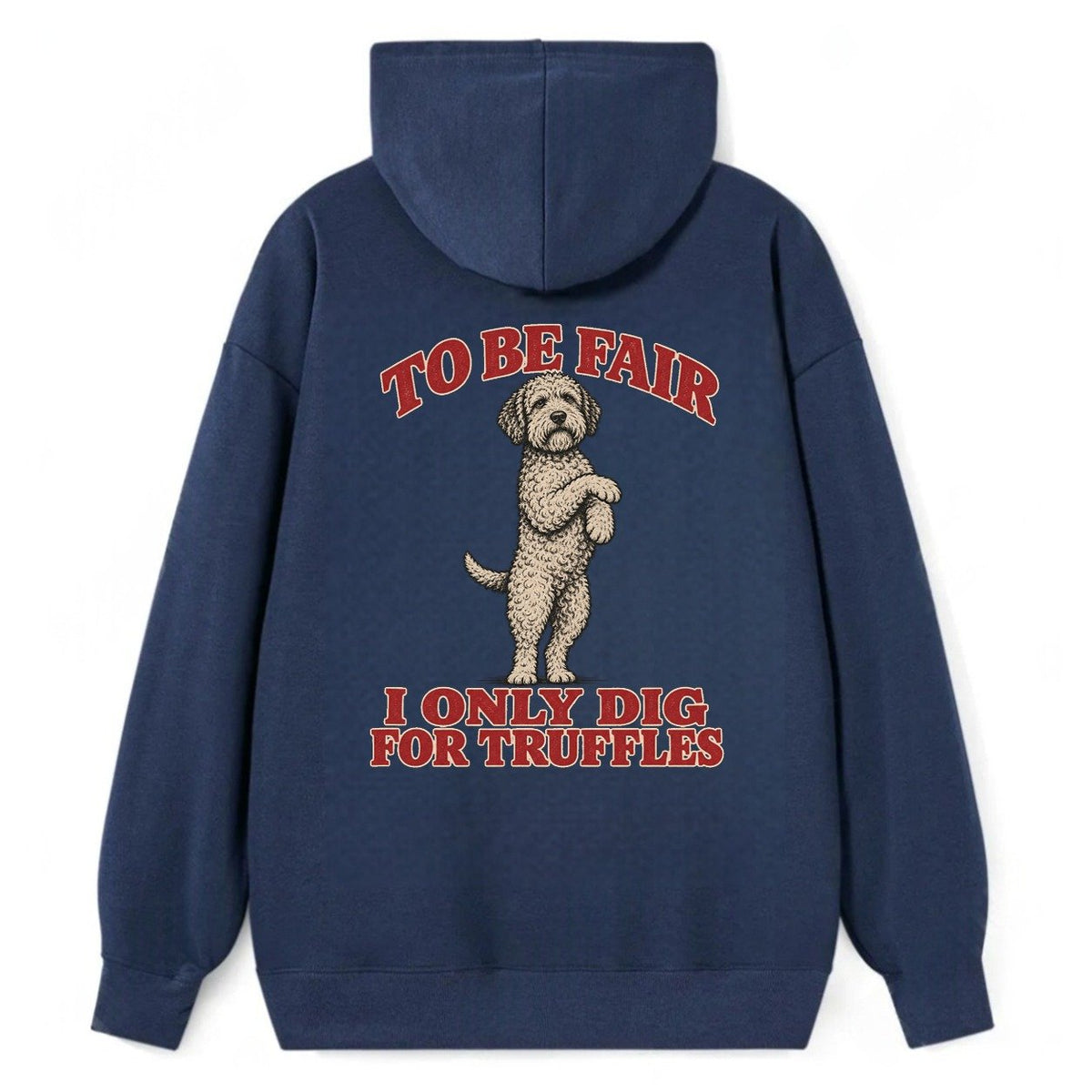 Lagotto Romagnolo Dog Declarations Classic Pullover Hoodie – Navy