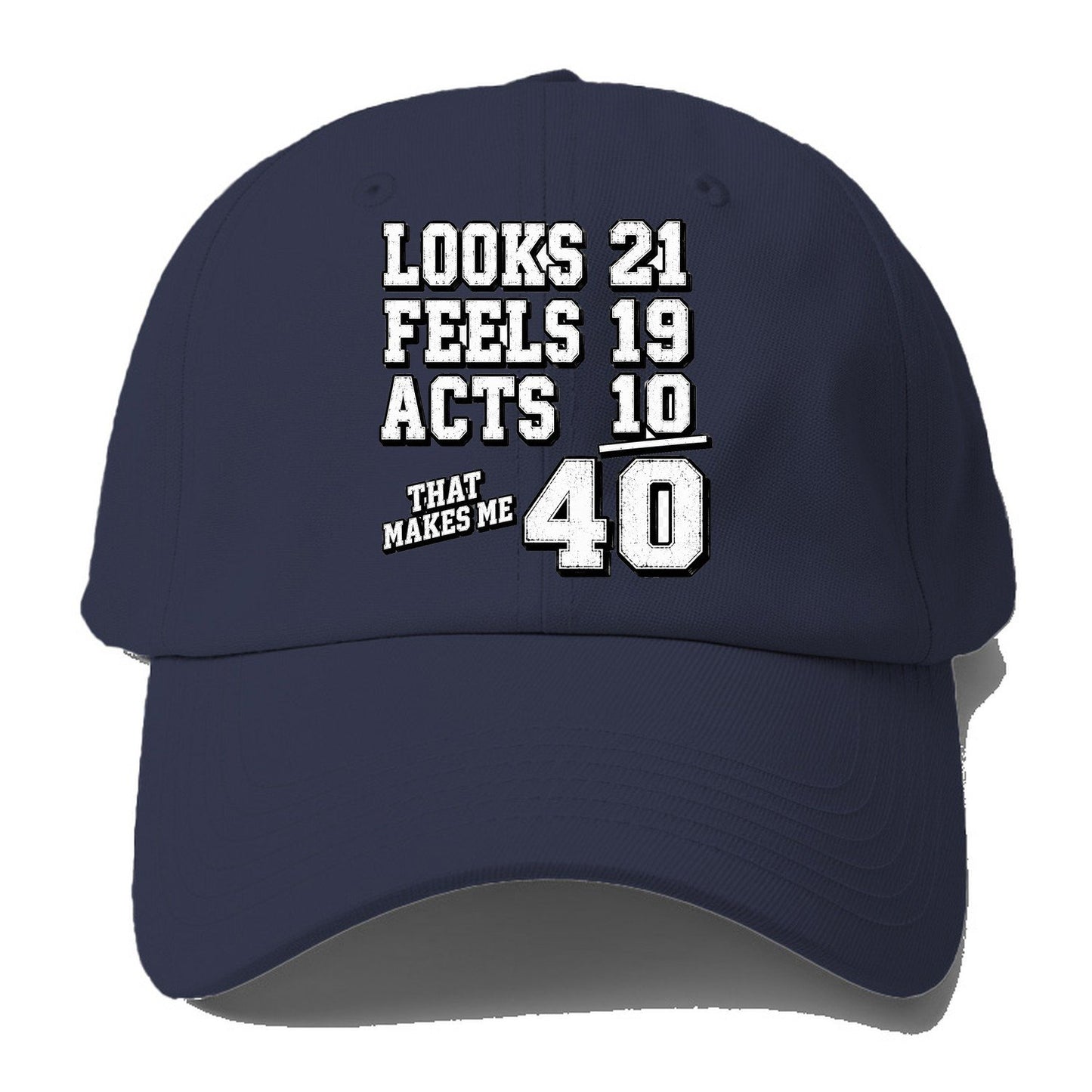 Looks Feels Acts 40 Baseball Cap – Twilight Navy
