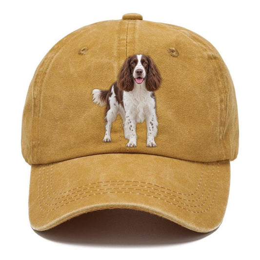 English Springer Spaniel Standing Top Breeds Classic Cap – Golden Harvest