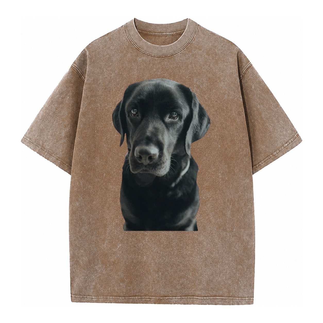 Black Labrador Vintage T-shirt – Brown