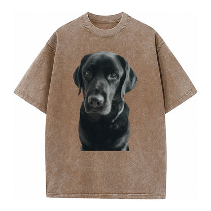 Black Labrador Vintage T-shirt – Brown