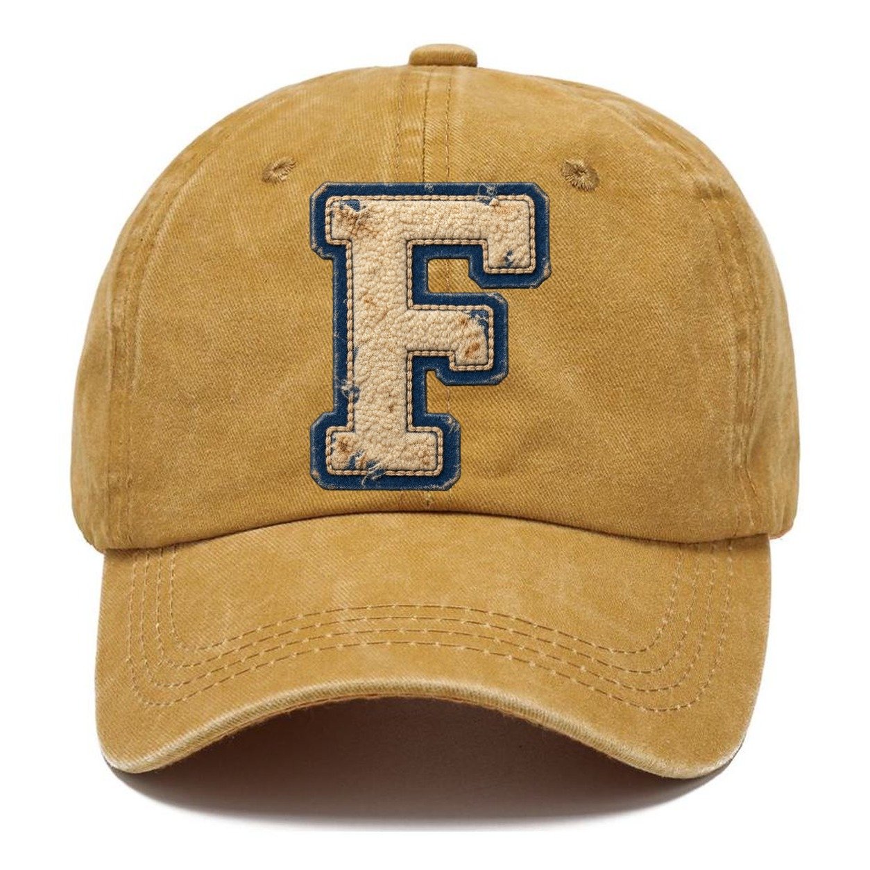 Varsity Chenille F Monogram Classic Cap – Golden Harvest