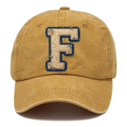 Varsity Chenille F Monogram Classic Cap – Golden Harvest