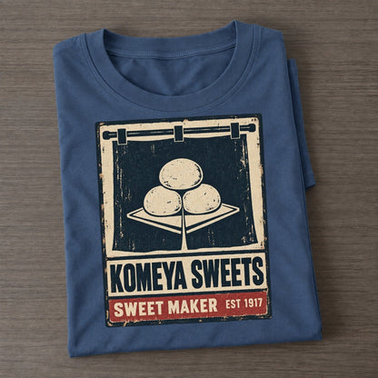 Komeya Sweet Shop Noren Trade Co Classic T-shirt – Twilight Navy