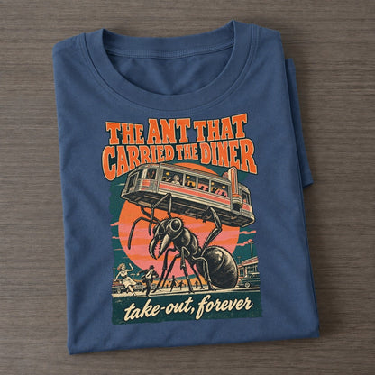 The Ant That Carried The Diner Drive In Monsters Classic T-shirt – Twilight Navy