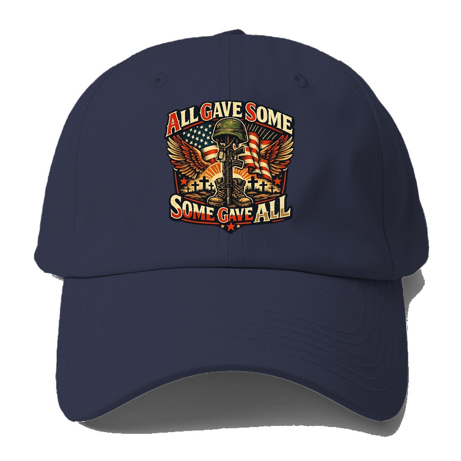 All Gave Some Some Gave All Baseball Cap – Twilight Navy