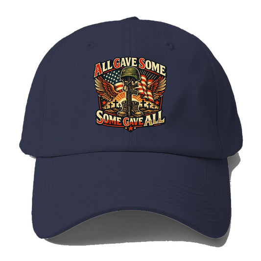 All Gave Some Some Gave All Baseball Cap – Twilight Navy