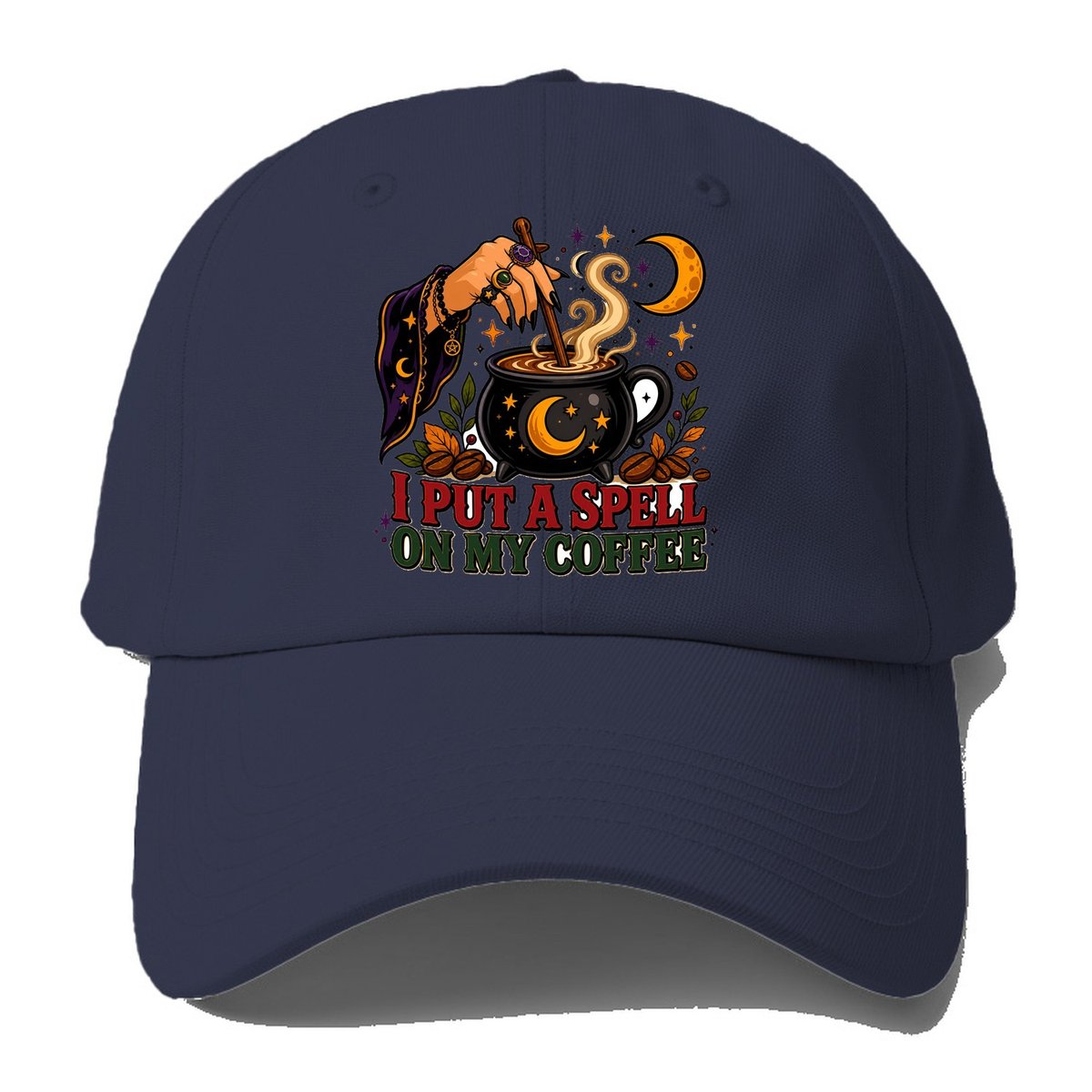 Spell On My Coffee Baseball Cap – Twilight Navy