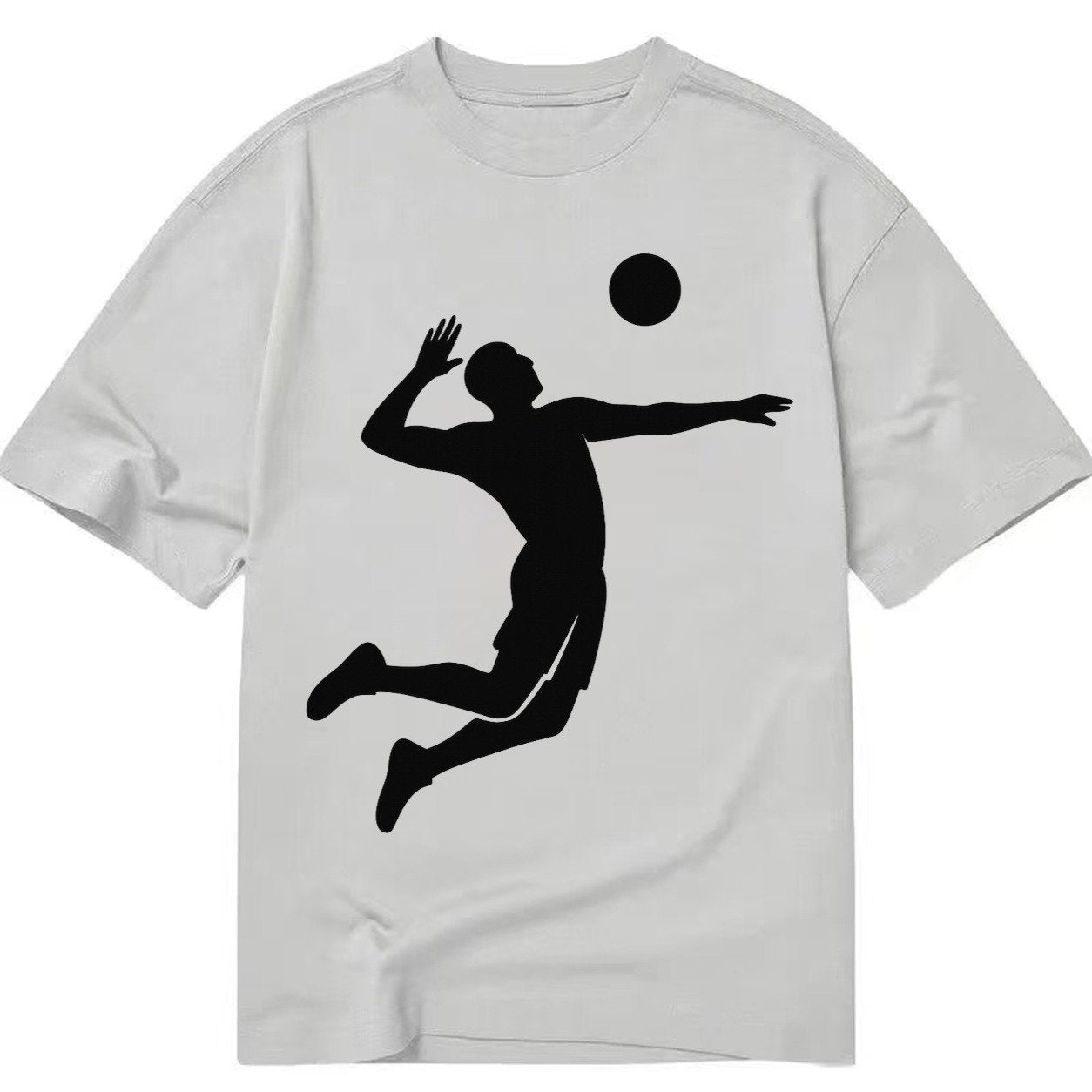 Volleyball Spike Classic T-shirt – Grey