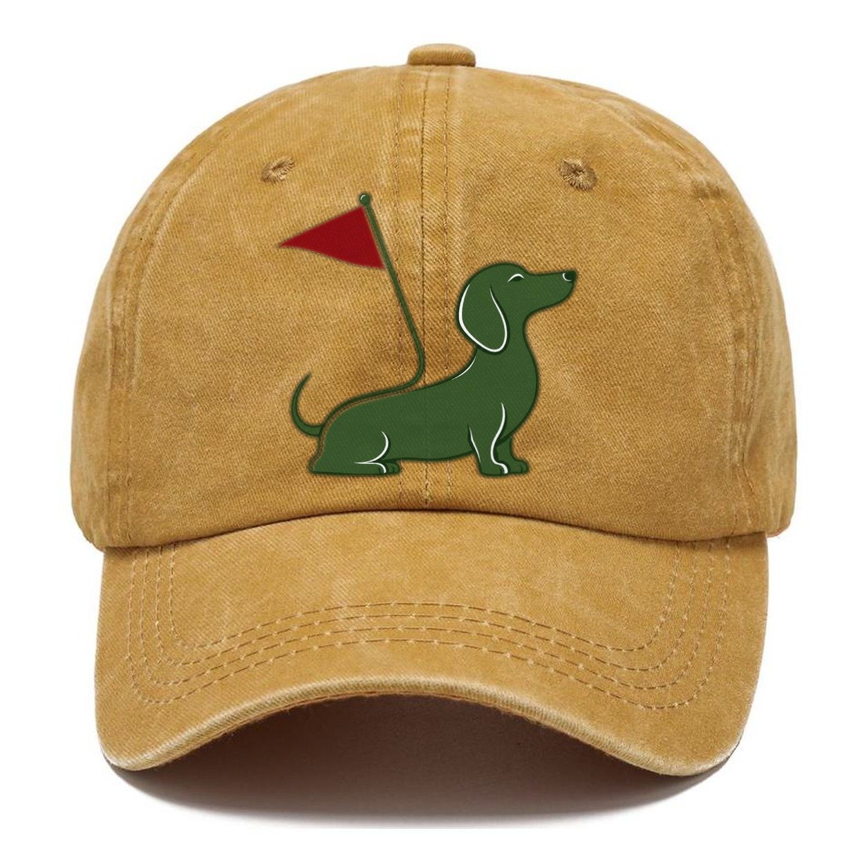 Golf Dachshund Flag Classic Cap – Golden Harvest