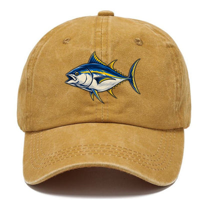 Tuna Silhouette Fishing Elegant Classic Cap – Golden Harvest