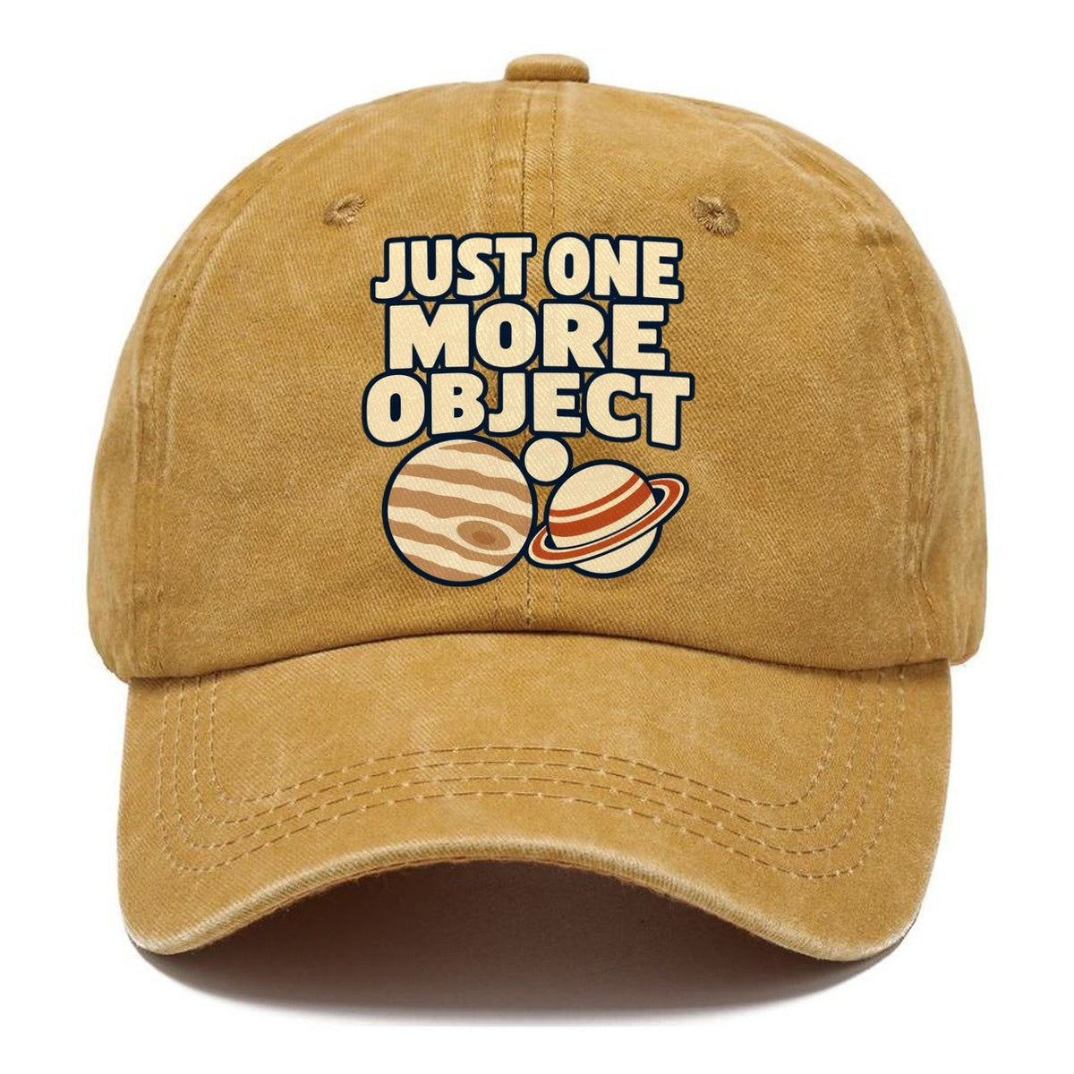 Just One More Object Astronomy And Stargazing Classic Cap – Golden Harvest