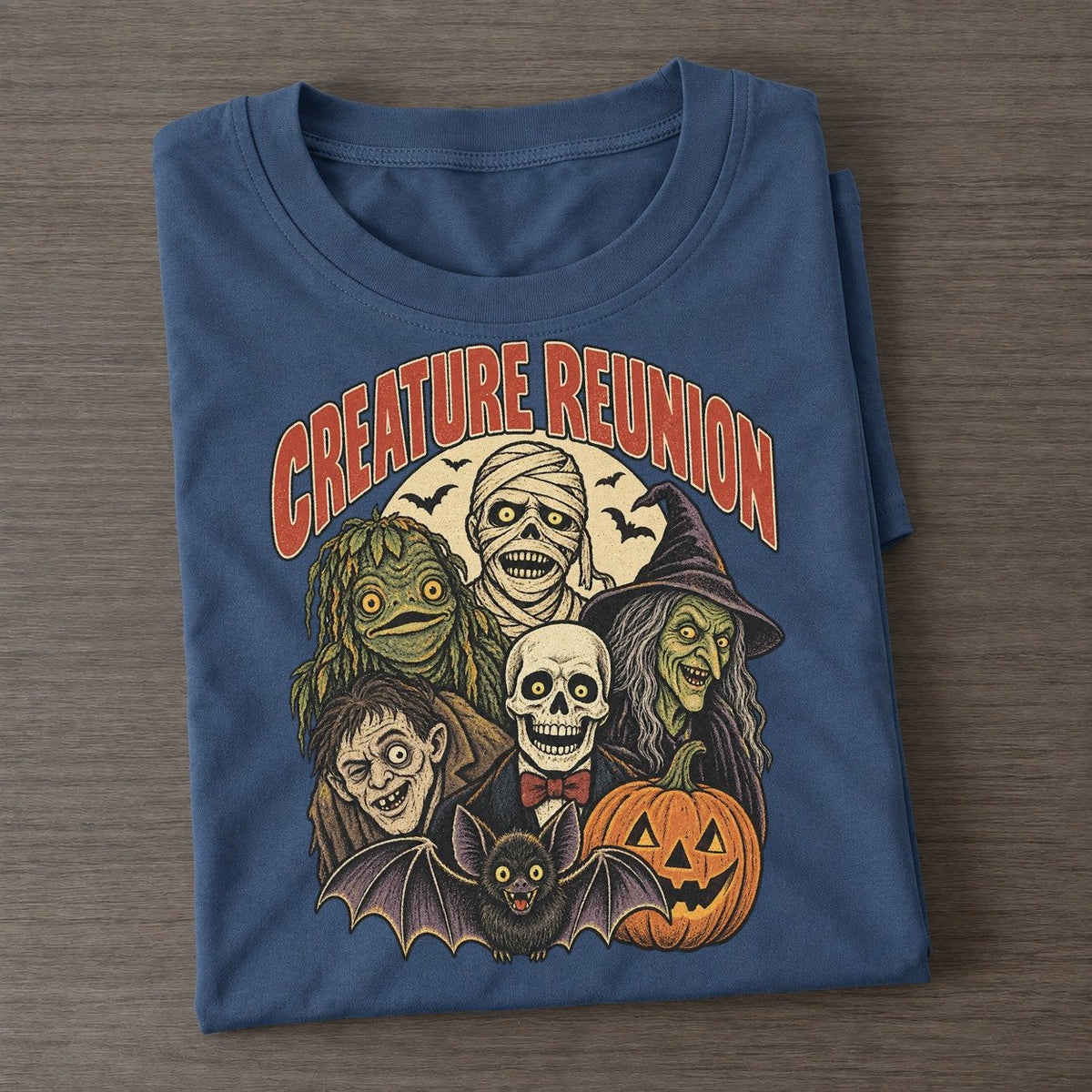 Creature Reunion Ghoul Mixer Classic T-shirt – Twilight Navy