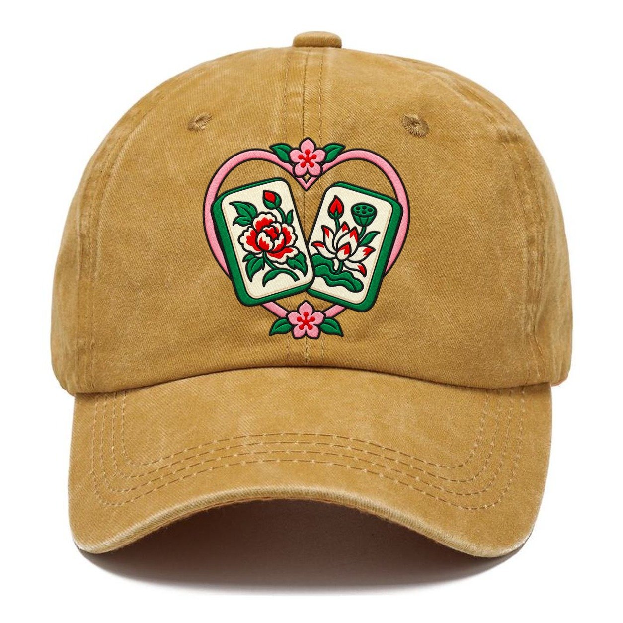 Lucky Pair Mahjong Game Night Classic Cap – Golden Harvest