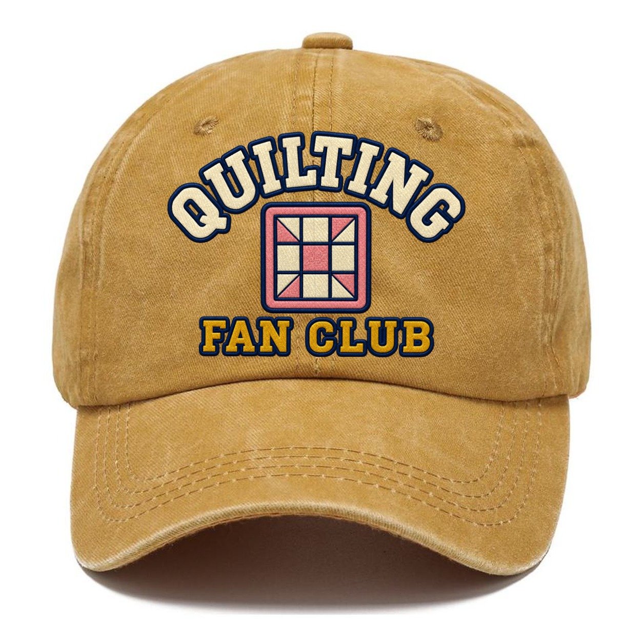 Quilting Fan Club Classic Cap – Golden Harvest