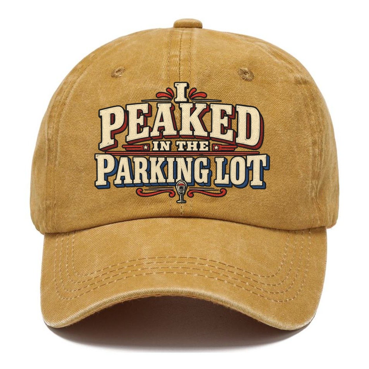 I Peaked In The Parking Lot American Wit Classic Cap – Golden Harvest