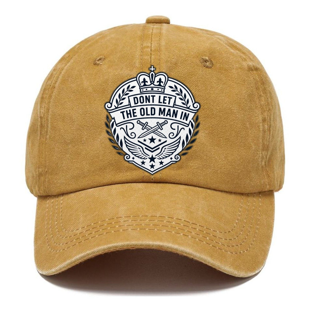 Don't Let the Old Man In Line Art Classic Cap – Golden Harvest