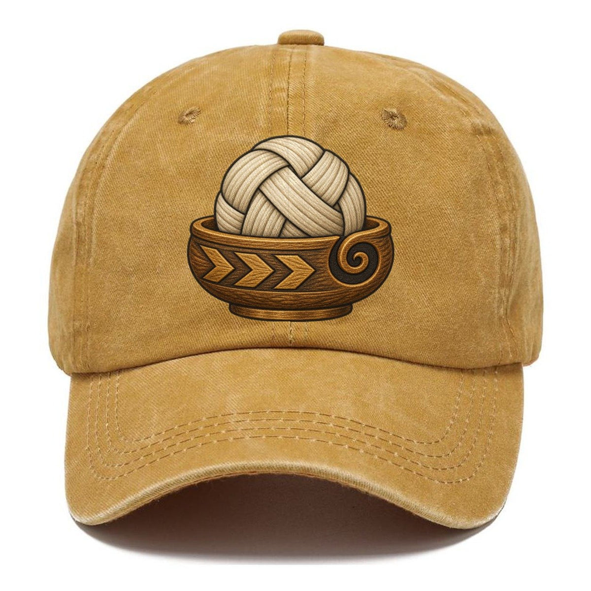 Carved Yarn Bowl Yarn Crafts Classic Cap – Golden Harvest