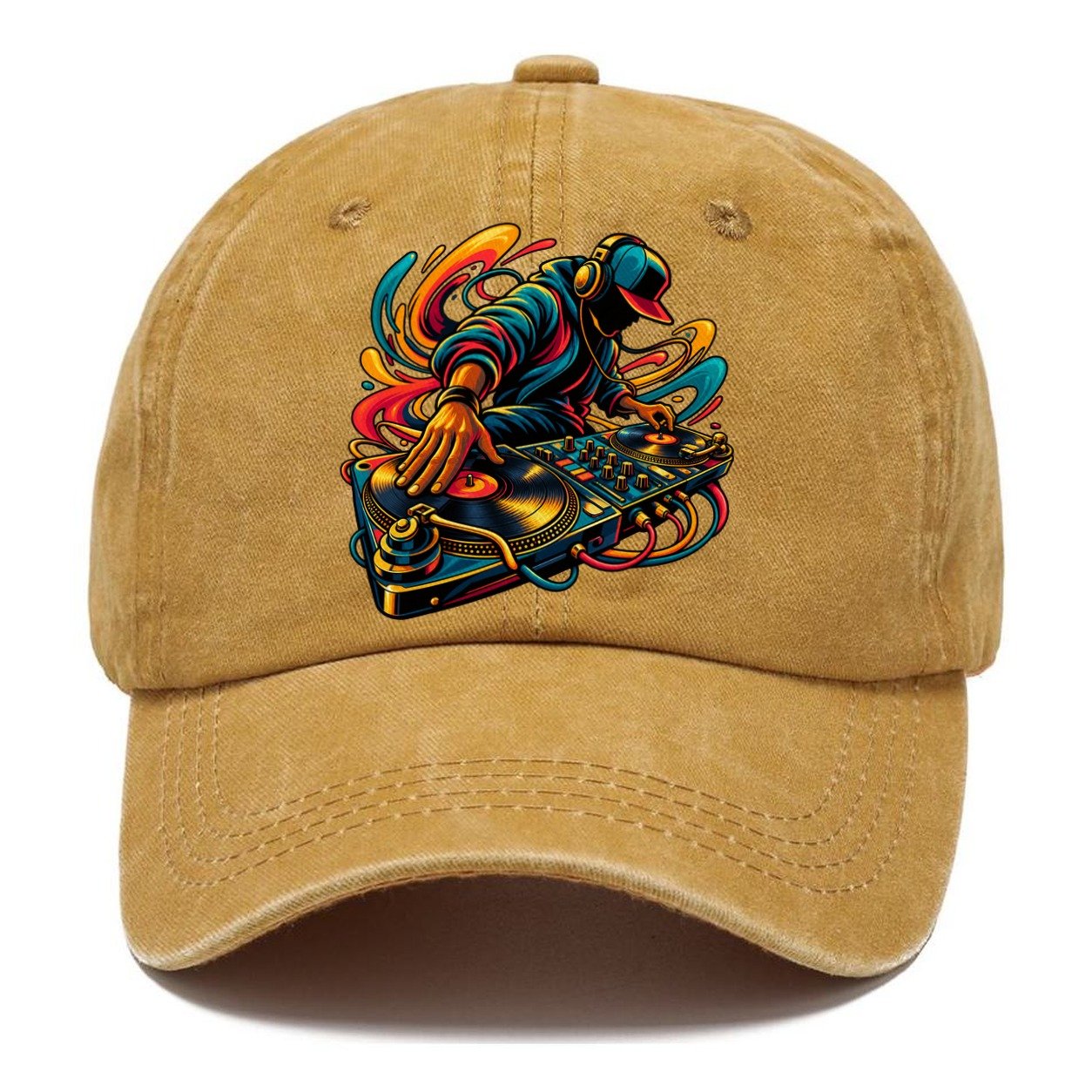Turntables Icon Music Instruments Classic Cap – Golden Harvest