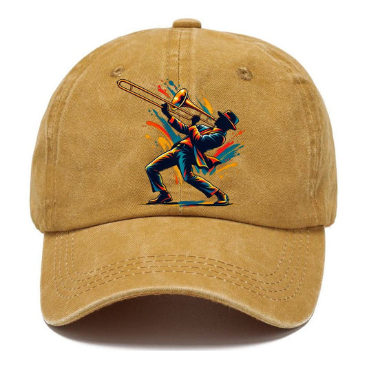 Trombone Icon Music Instruments Classic Cap – Golden Harvest