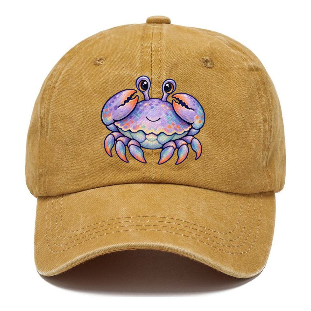 Crab Tucked Claw Hug Sea Sprite Classic Cap – Golden Harvest