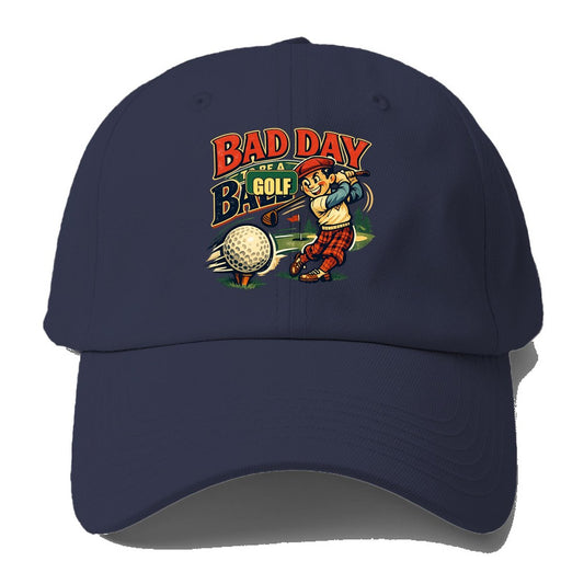 Bad Day To Be A Golf Ball Baseball Cap – Twilight Navy
