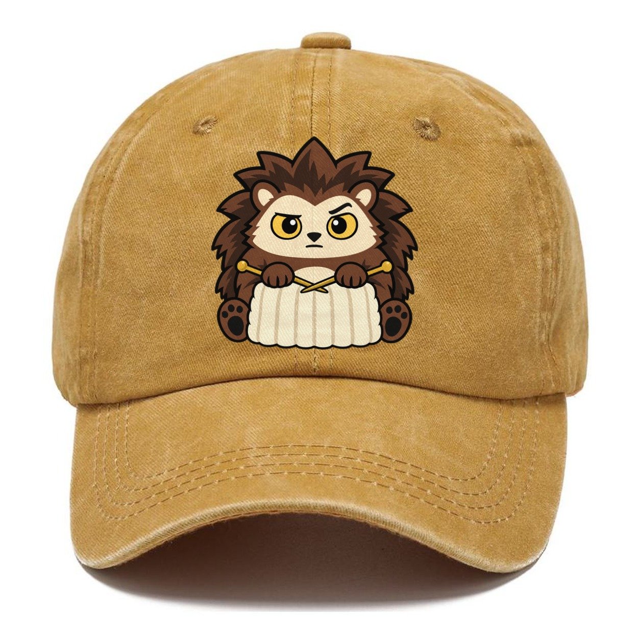 Knitting Hedgehog Yarn Crafts Classic Cap – Golden Harvest