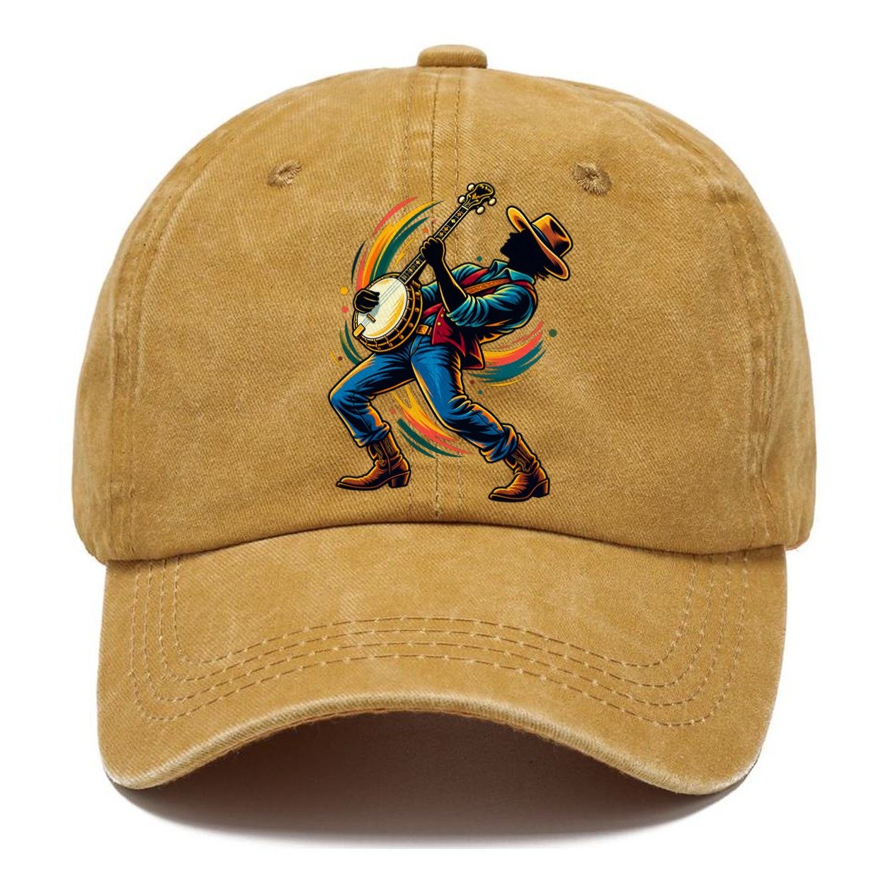 Banjo Icon Music Instruments Classic Cap – Golden Harvest