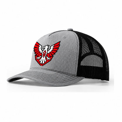 Indonesia Minimal Emblem Country Logos Trucker Hat – Sport Grey Black