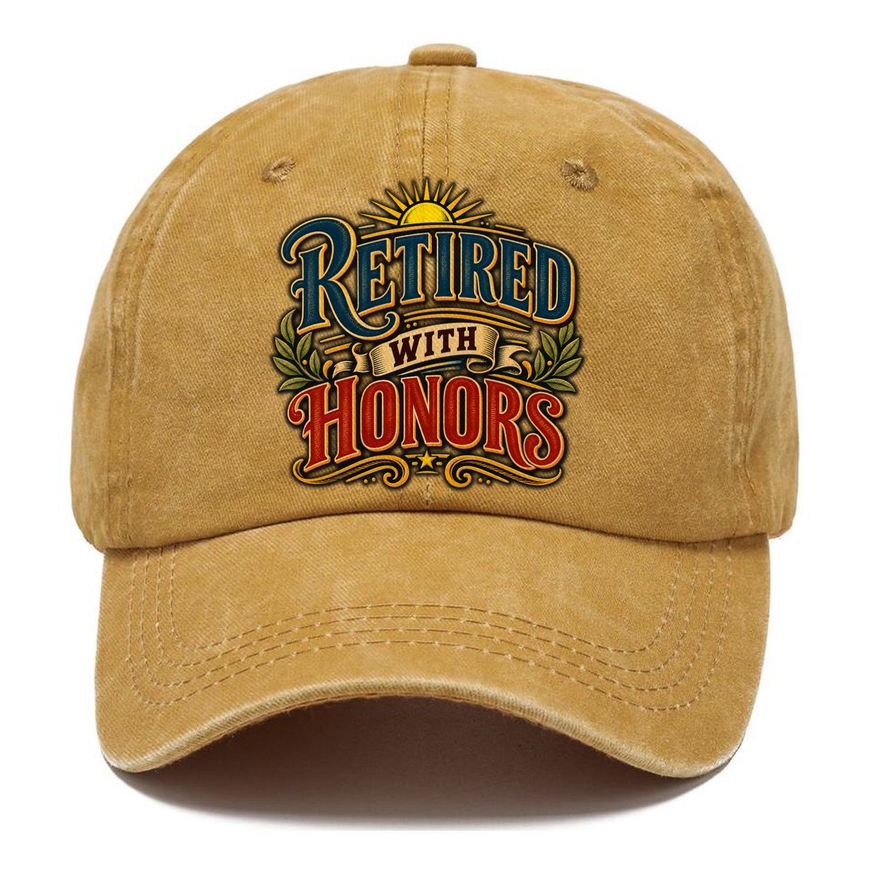 Retired With Honors Retired Living Classic Cap – Golden Harvest