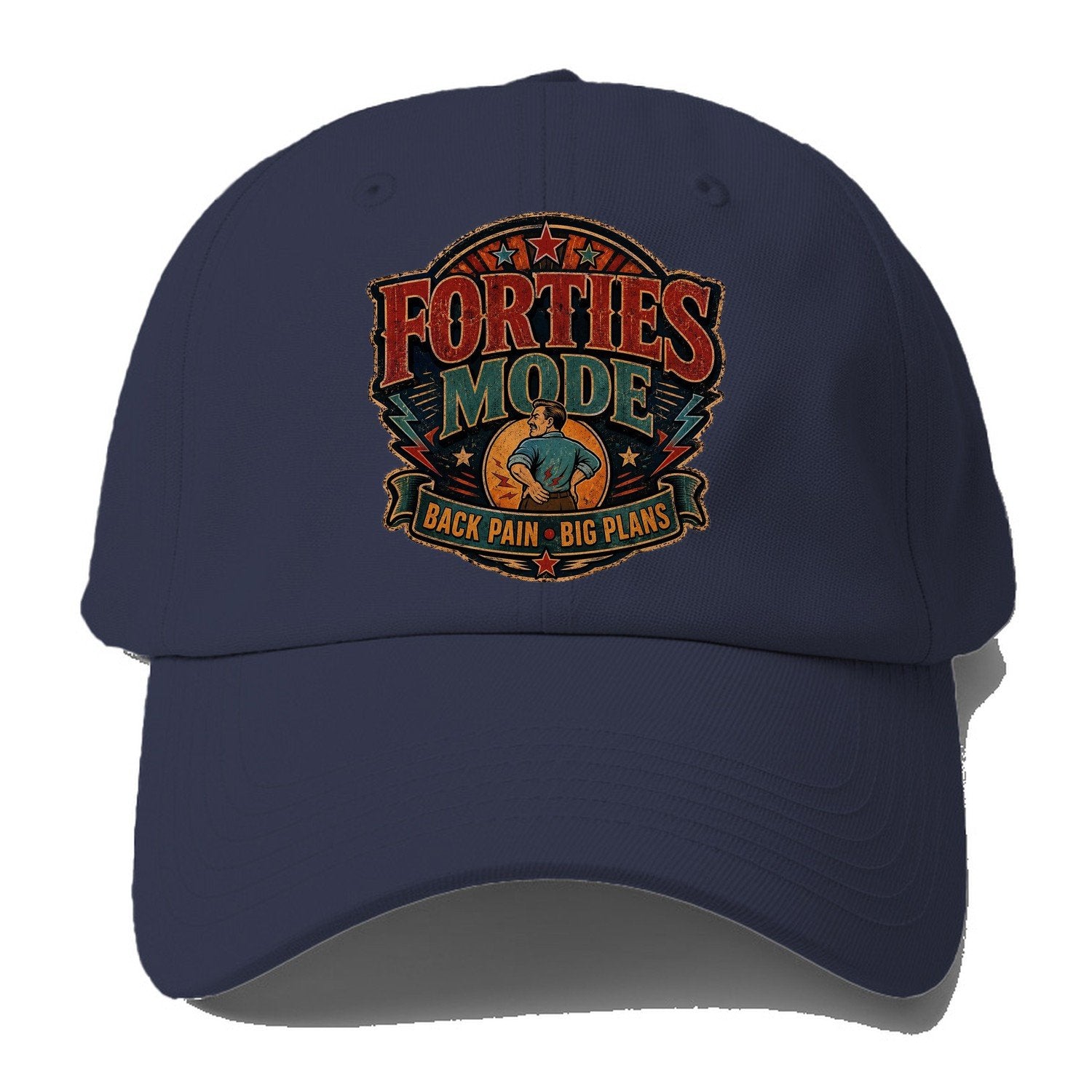 Forties Mode Back Pain Big Plans Baseball Cap – Twilight Navy