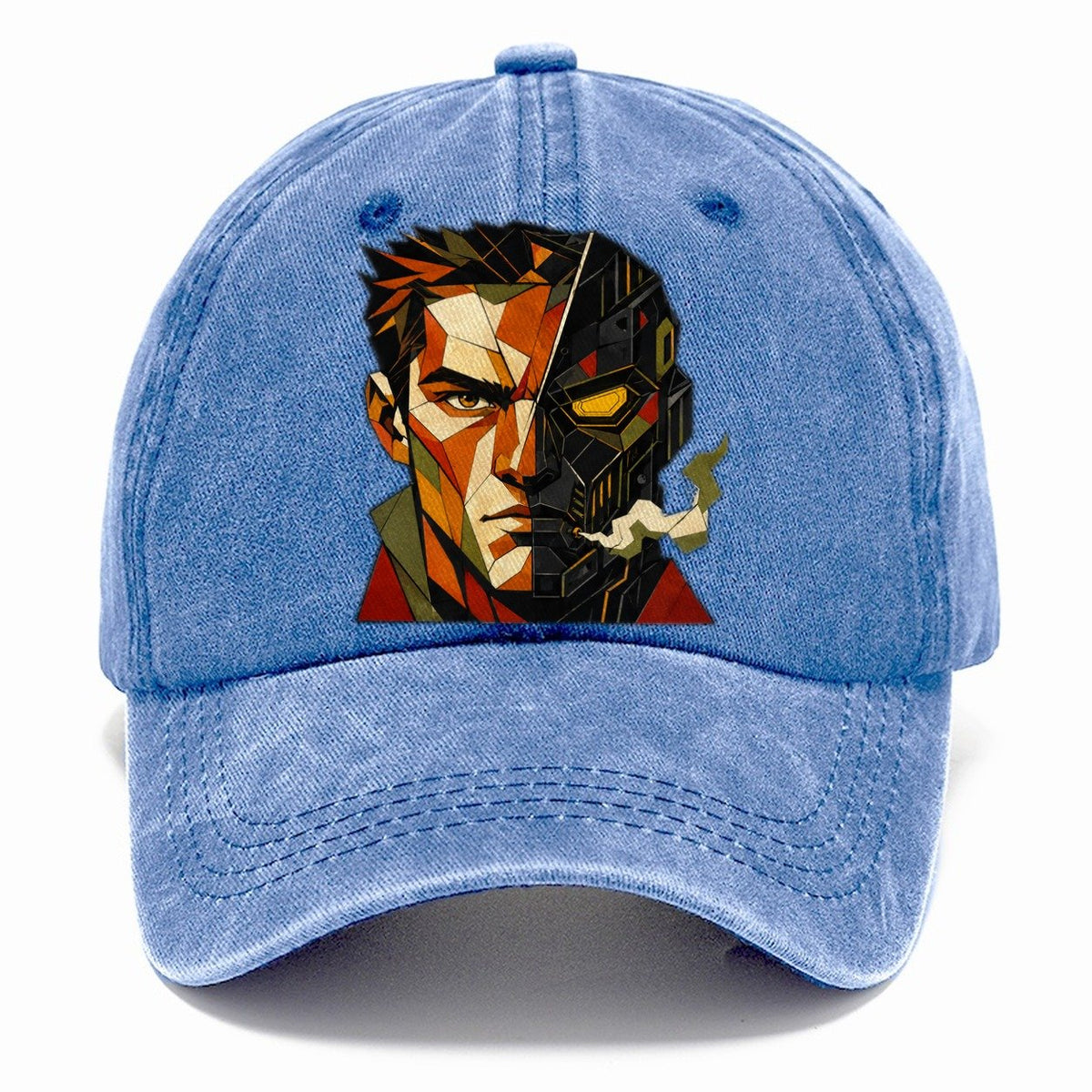 Cyborg Half Face Classic Cap – Summer Sky